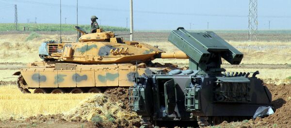 Турски тенк на ирачкој граници - Sputnik Србија