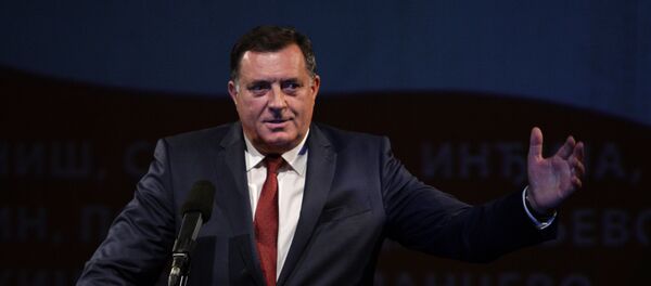 Председник Републике Српске Милорад Додик на отварању манифестације Дани Српске у Србији Председник Републике Српске Милорад Додик на отварању манифестације Дани Српске у Србији - Sputnik Србија