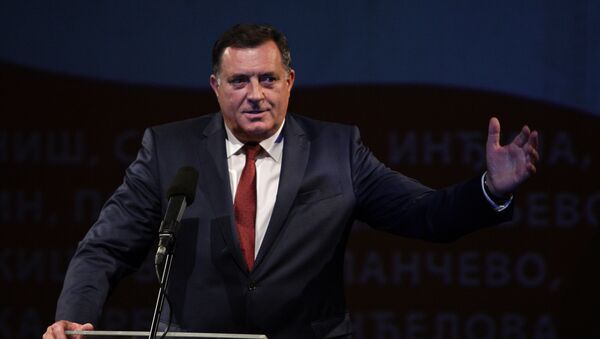 Predsednik Republike Srpske Milorad Dodik na otvaranju manifestacije Dani Srpske u Srbiji - Sputnik Srbija