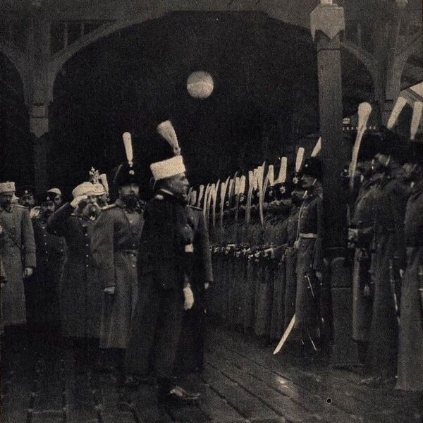 Сусрет цара Николаја II и краља Петра у Царском Селу, март 1910. године - Sputnik Србија