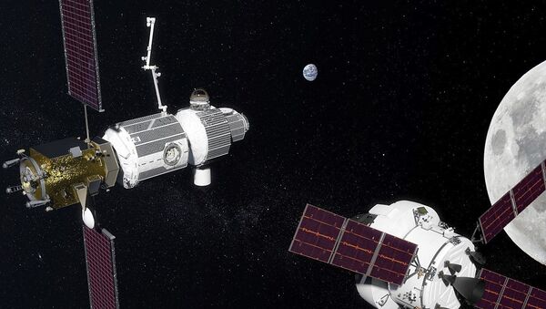 Лунарна орбита Deep Space Gateway - Sputnik Србија