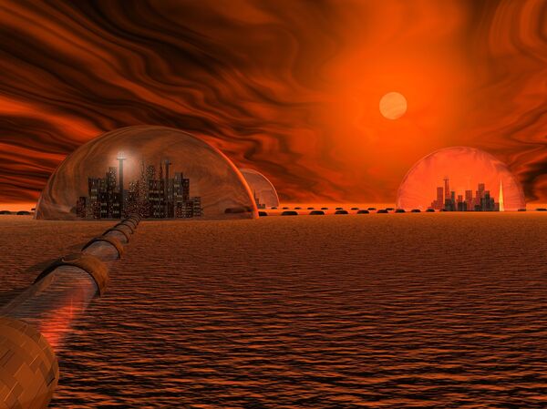 Концепт града на Марсу - Sputnik Србија