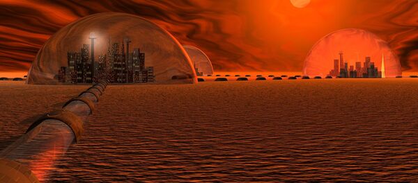 Koncept grada na Marsu - Sputnik Srbija