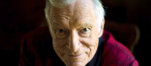 Оснивач часописа „Плејбој“ Хју Хефнер - Sputnik Србија