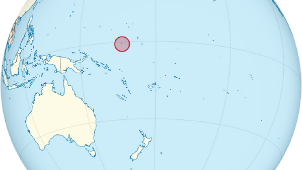 Острво Науру на мапи - Sputnik Србија