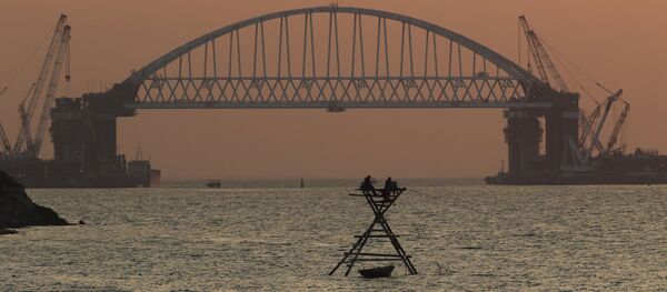 Изградња моста преко Керчког мореуза Изградња моста преко Керчког мореуза - Sputnik Србија