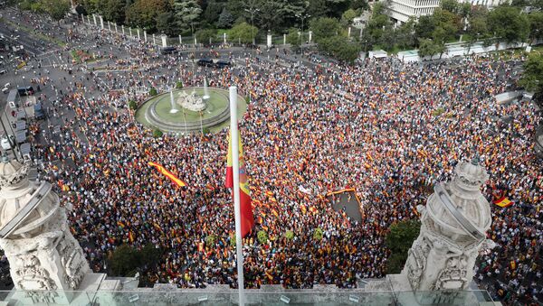 Протест у Мадриду - Sputnik Србија