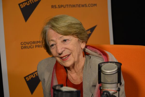 Teatrolog Marija Ševcova, predsednica žirija 51. Bitefa Teatrolog Marija Ševcova, predsednica žirija 51. Bitefa - Sputnik Srbija