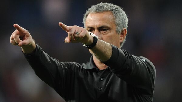 Head coach of Real Jose Mourinho after the end of the return 1/8 UEFA Champions League 2011/12 match between football clubs Real (Spain, Madrid) and CSKA Moscow (Russia). (File) - Sputnik Србија