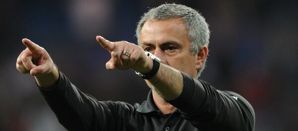 Head coach of Real Jose Mourinho after the end of the return 1/8 UEFA Champions League 2011/12 match between football clubs Real (Spain, Madrid) and CSKA Moscow (Russia). (File) - Sputnik Srbija