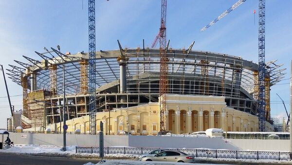 Реконструкција стадиона у Јекатеринбургу - Sputnik Србија