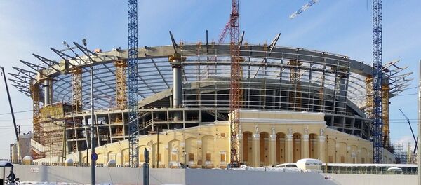 Реконструкција стадиона у Јекатеринбургу - Sputnik Србија