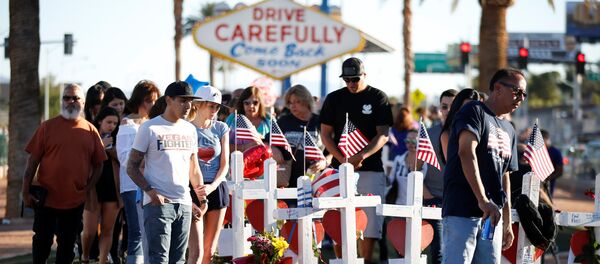 Последњи поздрав жртвама пуцњаве у Лас Вегасу - Sputnik Србија