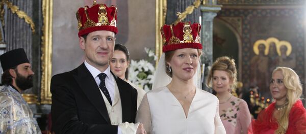 Венчање принца Филипа Карађорђевића и Данице Маринковић - Sputnik Србија