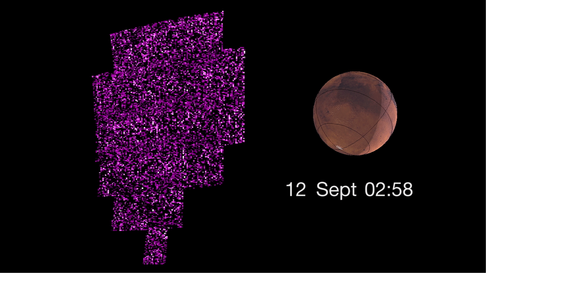Аурора на Марсу током соларне олује - Sputnik Србија