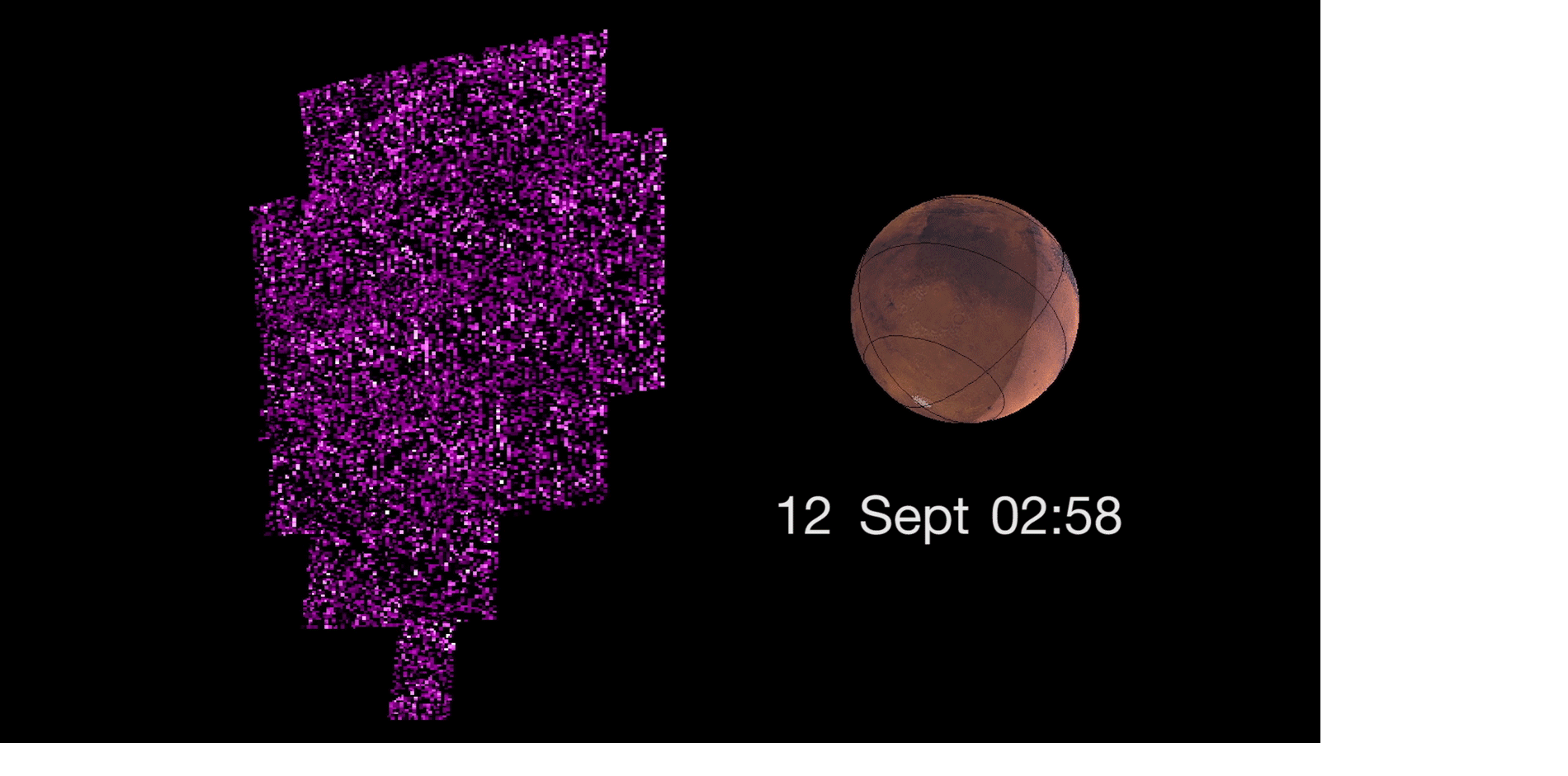 Aurora na Marsu tokom solarne oluje - Sputnik Srbija