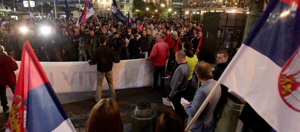 Protest opozicije Protest opozicije - Sputnik Srbija