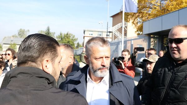 Naser Orić ispred suda u Sarajevu. - Sputnik Srbija