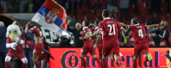 Фудбалска утакмица између Србије и Грузије - Sputnik Србија