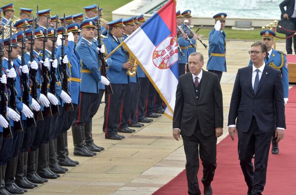 Turski predsednik Redžep Tajip Erdogan u poseti Srbiji Turski predsednik Redžep Tajip Erdogan u poseti Srbiji - Sputnik Srbija