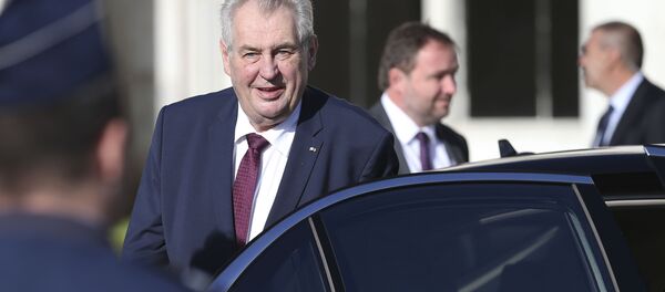 Predsednik Češke Miloš Zeman - Sputnik Srbija