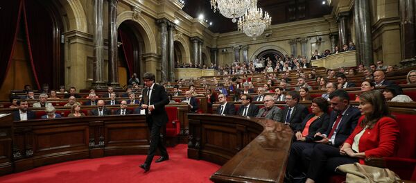 Каталонски председник Карлес Пуџдемон - Sputnik Србија