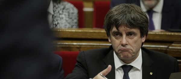Каталонски председник Карлес Пуџдемон - Sputnik Србија
