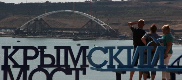 Изградња Кримског моста - Sputnik Србија