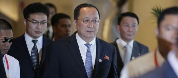 Министр иностранных дел Северной Кореи Ли Ен Хо Министр иностранных дел Северной Кореи Ли Ен Хо - Sputnik Србија