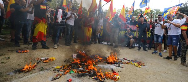 Протести у Барселони Протести у Барселони - Sputnik Србија