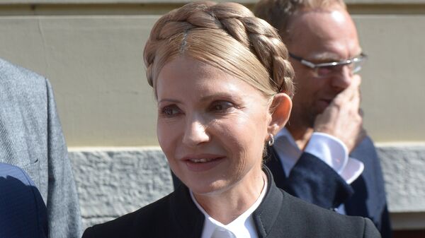 Лидер украјинске партије Отаџбина Јулија Тимошенко  - Sputnik Србија