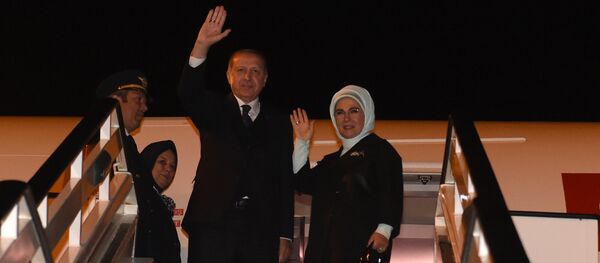 Redžep Tajip Erdogan i Emine Erdogan - Sputnik Srbija