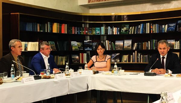 Душан Бајатовић на састанку са Сергејом Шојгуом у Москви Душан Бајатовић на састанку са Сергејом Шојгуом у Москви - Sputnik Србија