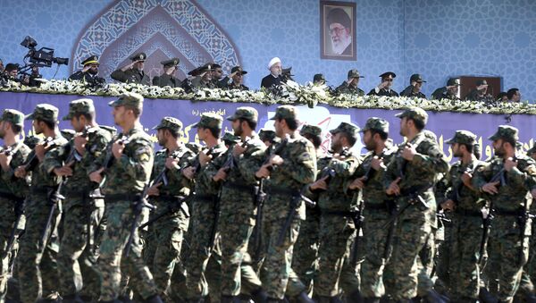 Iranska revolucionarna garda na vojnoj paradi u Teheranu - Sputnik Srbija