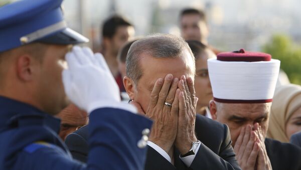 Predsednik Turske Redžep Tajip Erdogan u Sarajevu 2015. godine - Sputnik Srbija