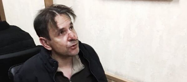 Napadač na novinarku radija Eho Moskve Napadač na novinarku radija Eho Moskve - Sputnik Srbija