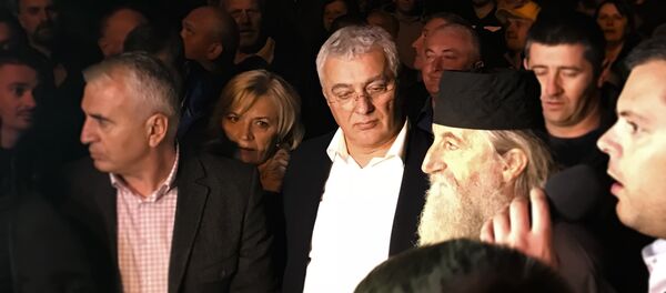 Лидер Демократског фронта Андрија Мандић - Sputnik Србија