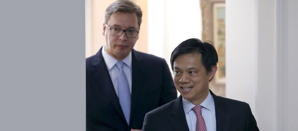 Александар Вучић и Хојт Ји - Sputnik Србија