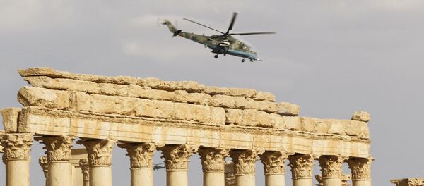 Руски хеликптер Ми-24 у Сирији, - Sputnik Србија