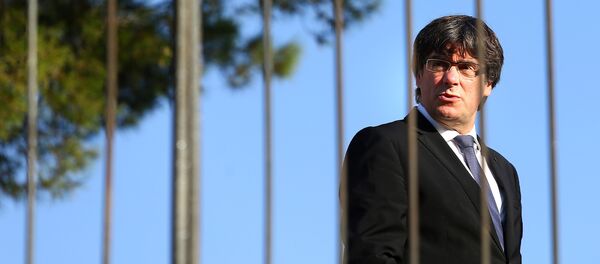 Каталонски председник Карлес Пуџдемон у Барселони - Sputnik Србија