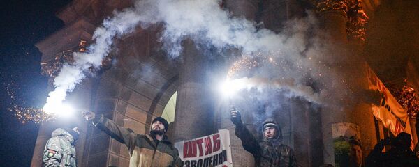 Dešavanja na trgu Majdan Kijevu- arhivska fotografija Dešavanja na trgu Majdan Kijevu- arhivska fotografija - Sputnik Srbija