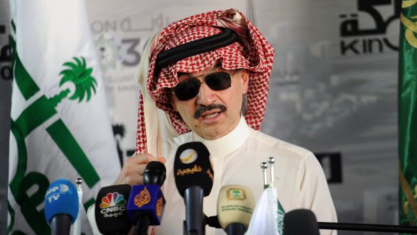 Саудијски принц Алвалид бин Талал на конференцији за медије у граду Џеда - Sputnik Србија