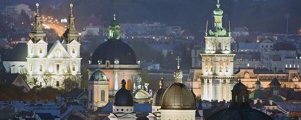 Поглед на стари део града Лавов у Украјини - Sputnik Србија