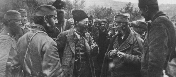 Дража Михаиловић са својим војницима - Sputnik Србија