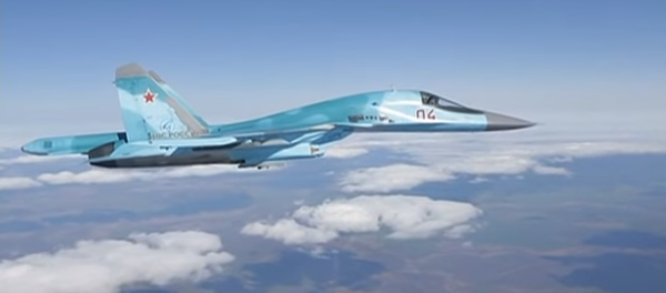 Pakleno pače: Bombarder Su-34 u 60 sekundi Pakleno pače: Bombarder Su-34 u 60 sekundi - Sputnik Srbija