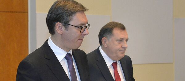 Александар Вучић и Милорад Додик - Sputnik Србија