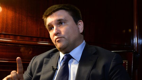 Министар спољних послова Украјине Павел Климкин - Sputnik Србија