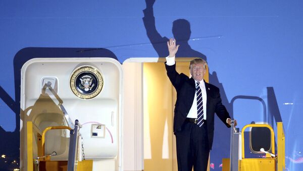 Predsednik SAD Donald Tramp dolazi u glavni grad Vijetnama, Hanoj. - Sputnik Srbija