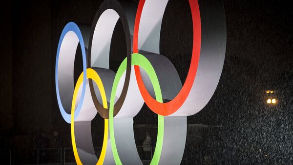 Olimpijski krugovi na Trgu Trokadero u Parizu - Sputnik Srbija