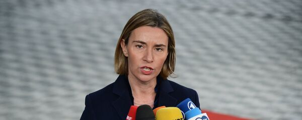 Šef evropske diplomatije Federika Mogerini Šef evropske diplomatije Federika Mogerini - Sputnik Srbija